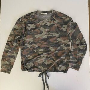 White Willow camo long sleeve tee, Sz. L